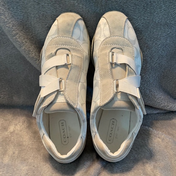 Coach Shoes - Coach White sneakers